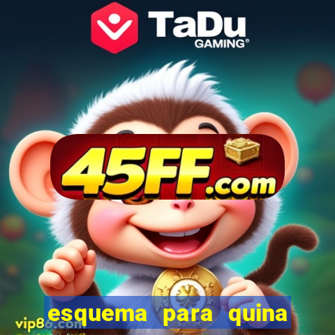 esquema para quina com 20 dezenas